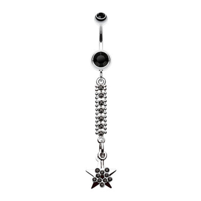 Twinkling Journey to the Stars Belly Button Ring-WildKlass Jewelry