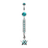 Twinkling Journey to the Stars Belly Button Ring-WildKlass Jewelry