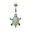 Adorable Turtle Dance Belly Button Ring-WildKlass Jewelry