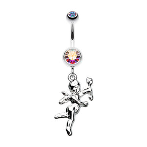 Cupids Love Belly Button Ring-WildKlass Jewelry