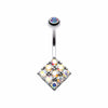 Sparkle Overload Belly Button Ring-WildKlass Jewelry