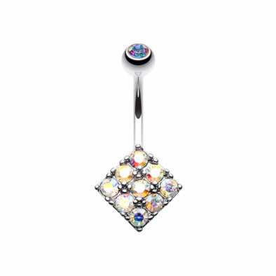Sparkle Overload Belly Button Ring-WildKlass Jewelry