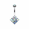Sparkle Overload Belly Button Ring-WildKlass Jewelry