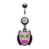 Cute Owl Belly Button Ring-WildKlass Jewelry