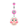 Curious Owl Belly Button Ring-WildKlass Jewelry