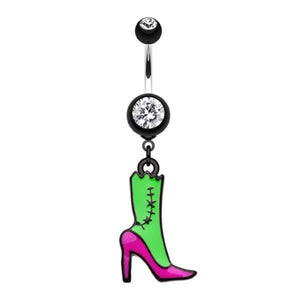 Lady Zombie Belly Button Ring-WildKlass Jewelry