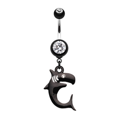 Shark Attack! Belly Button Ring-WildKlass Jewelry