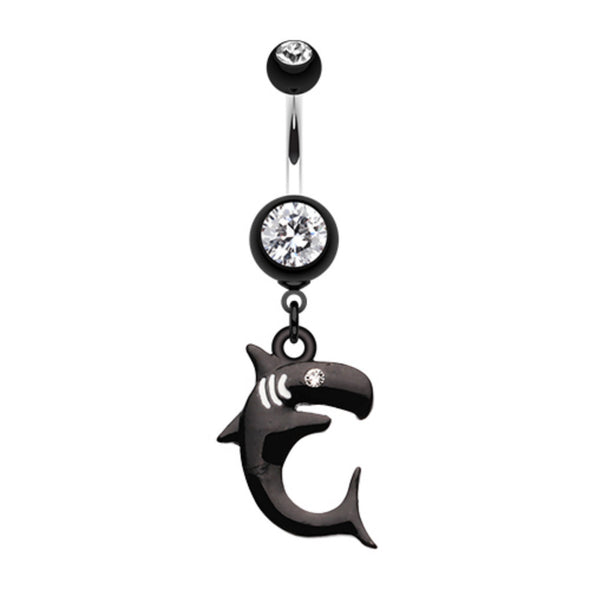 Shark Attack! Belly Button Ring-WildKlass Jewelry