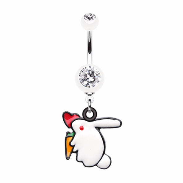 Love Bunny Belly Button Ring-WildKlass Jewelry