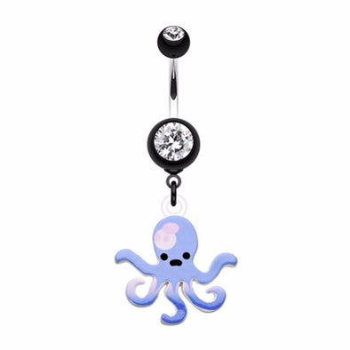Super Sweet Octopus Belly Button Ring-WildKlass Jewelry