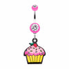 Cupcake sweets Belly Button Ring-WildKlass Jewelry