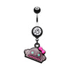 Lilly-Bot Belly Button Ring-WildKlass Jewelry