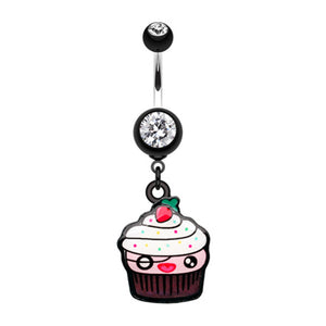Betty Cupcake Belly Button Ring-WildKlass Jewelry
