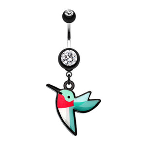 Hummingbird Belly Button Ring-WildKlass Jewelry