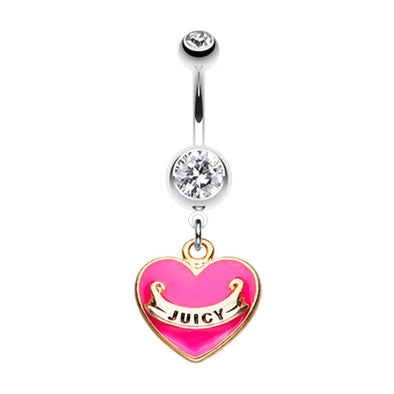 10K Solid Gold CZ Teardrop Dangle Belly Button Ring 14G 3/8 | Belly Button  Jewellery Near Me | suturasonline.com.br