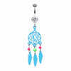 Enchanted Links Dream Catcher Belly Button Ring-WildKlass Jewelry