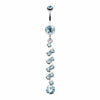 Journey Tier Sparkle Belly Button Ring-WildKlass Jewelry
