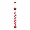Journey Tier Sparkle Belly Button Ring-WildKlass Jewelry