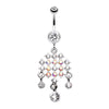 Striking Chandelier Belly Button Ring-WildKlass Jewelry