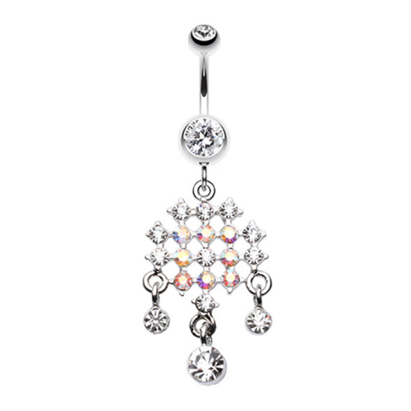 Striking Chandelier Belly Button Ring-WildKlass Jewelry