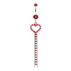 Luxuriant Heart Belly Button Ring-WildKlass Jewelry