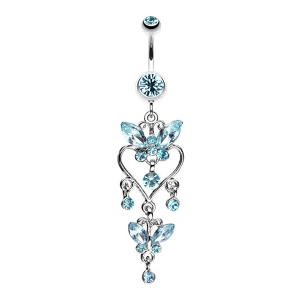 Butterfly Extravagance Belly Button Ring-WildKlass Jewelry