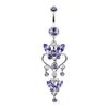 Butterfly Extravagance Belly Button Ring-WildKlass Jewelry
