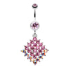 Sparkle Delight Belly Button Ring-WildKlass Jewelry