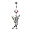 Tinker Bell Sparkle Belly Button Ring-WildKlass Jewelry