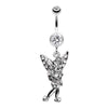 Tinker Bell Sparkle Belly Button Ring-WildKlass Jewelry