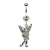 Tinker Bell Sparkle Belly Button Ring-WildKlass Jewelry
