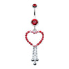 Captivating Heart Belly Button Ring-WildKlass Jewelry