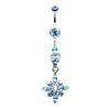 Dangling Shine Drops Belly Button Ring-WildKlass Jewelry