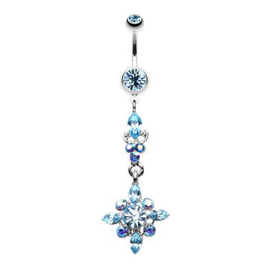 Dangling Shine Drops Belly Button Ring-WildKlass Jewelry
