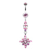 Dangling Shine Drops Belly Button Ring-WildKlass Jewelry