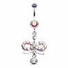 Infinity Dazzle Belly Button Ring-WildKlass Jewelry