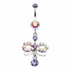 Infinity Dazzle Belly Button Ring-WildKlass Jewelry