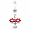 Infinity Dazzle Belly Button Ring-WildKlass Jewelry