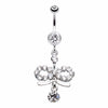 Infinity Dazzle Belly Button Ring-WildKlass Jewelry