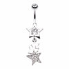 Super Star Belly Button Ring-WildKlass Jewelry