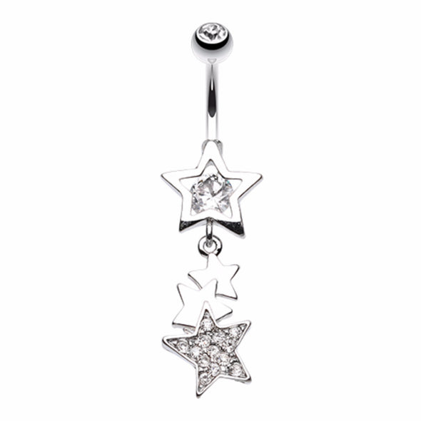 Super Star Belly Button Ring-WildKlass Jewelry