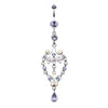 Vintage Chandelier Belly Button Ring-WildKlass Jewelry