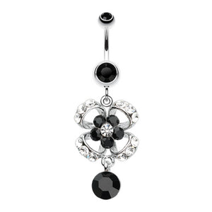 Flower Aura Belly Button Ring-WildKlass Jewelry