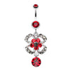 Flower Aura Belly Button Ring-WildKlass Jewelry