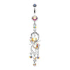 Glistening Chandelier Belly Button Ring-WildKlass Jewelry