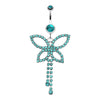 Classic Butterfly Sparkle Belly Button Ring-WildKlass Jewelry