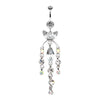 Jeweled Chandlier Belly Button Ring-WildKlass Jewelry
