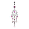 Classic Chandelier Sparkle Belly Button Ring-WildKlass Jewelry