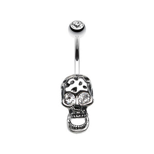 Radtastic Skull Belly Button Ring-WildKlass Jewelry