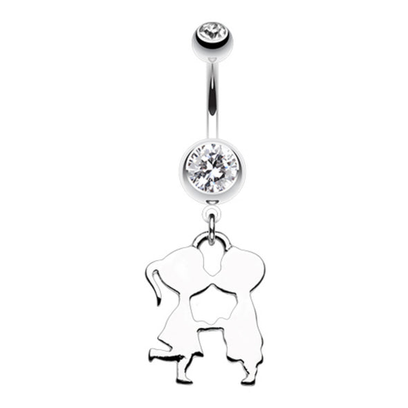 First kiss Belly Button Ring-WildKlass Jewelry